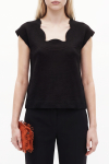 Blusa Bouclê Decote Quadrado Ondulado