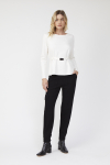 blusa duplo leve canaleta cintura