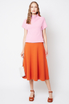 blusa bouclê recortes