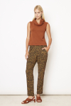 calça jersey estampa bolinhas skinny