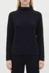 blusa bouclê gola alta