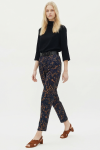 calça jersey estampa renda skinny