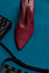 scarpin com faixas