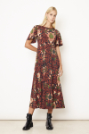 vestido jersey est ornamental zigue zague