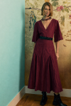 vestido viscose metal nesgas