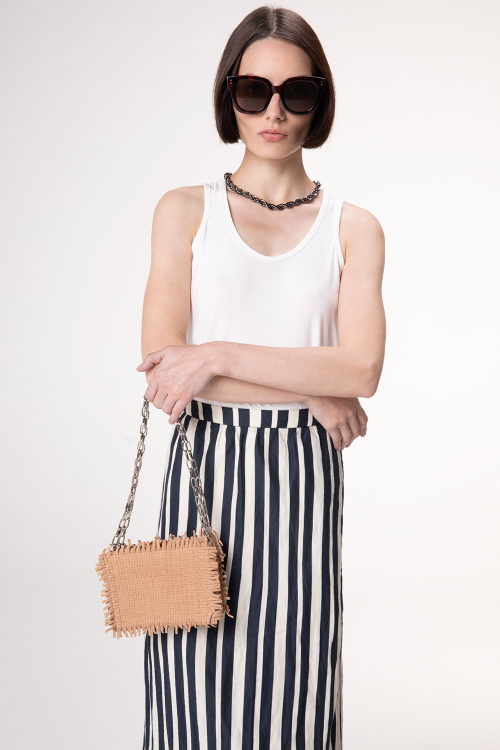 Saia Viscose Metal Listras
