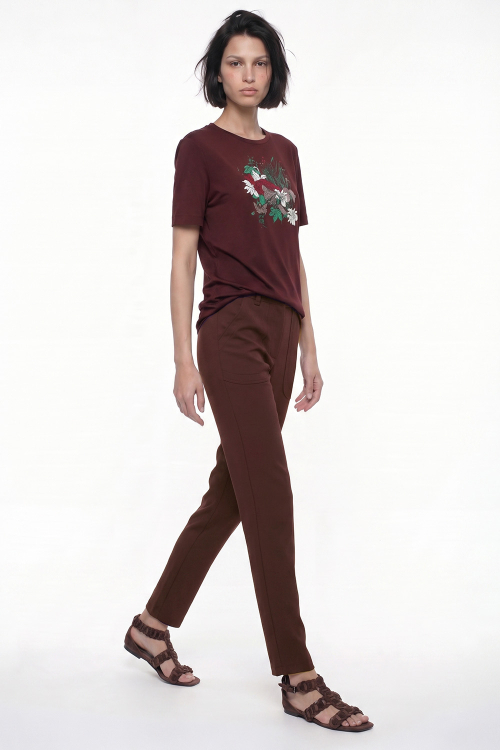 Blusa Algodão Pima Silk Jardim Das Aves
