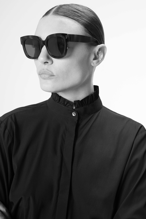 Camisa Tricoline Detalhe Gola