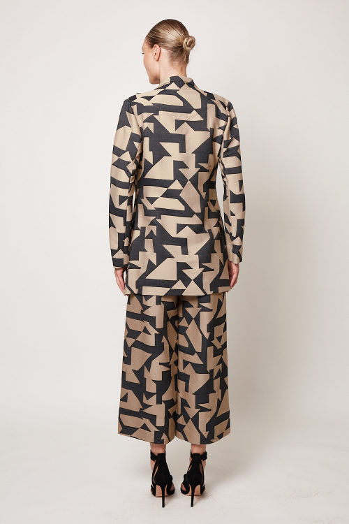 Fit — Casaco Jacquard Gráfico