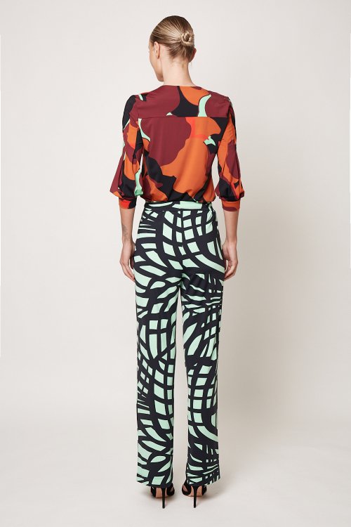 Fit — Blusa Jersey Vista Aérea Decote V