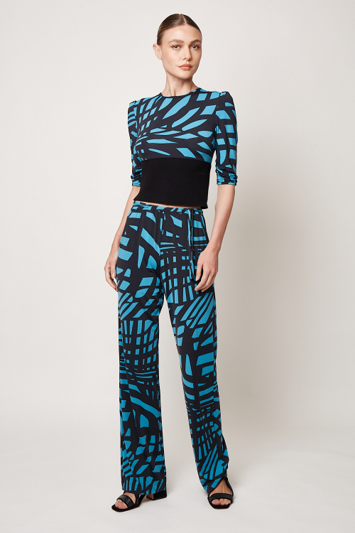 Fit — Calça Jersey Espiral Reta