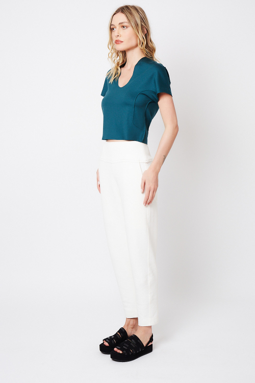Fit — Blusa Duplo Leve Decote U