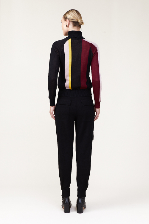 Fit — Blusa De Tricô Com Gola Alta