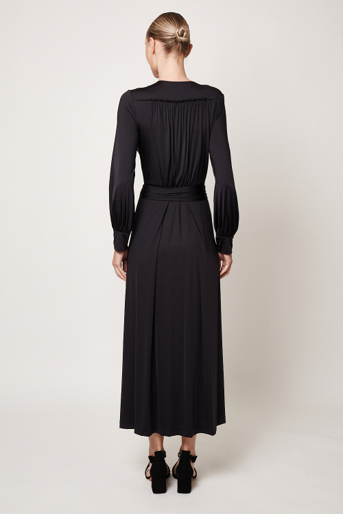 Fit — Vestido Jersey Liso Cachecouer Longo