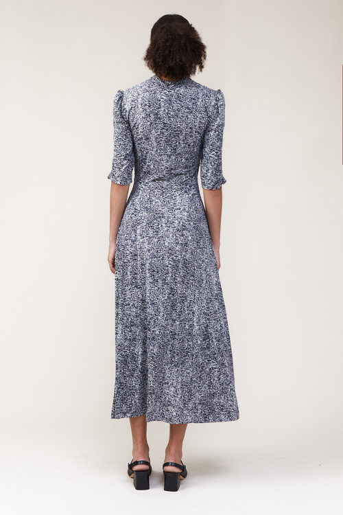 Fit — Vestido Jersey Drapeado Decote