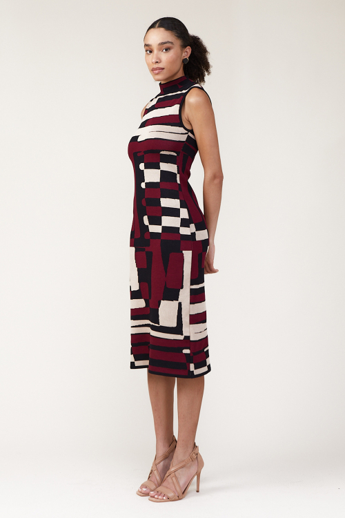Fit — Vestido De Tricô Midi