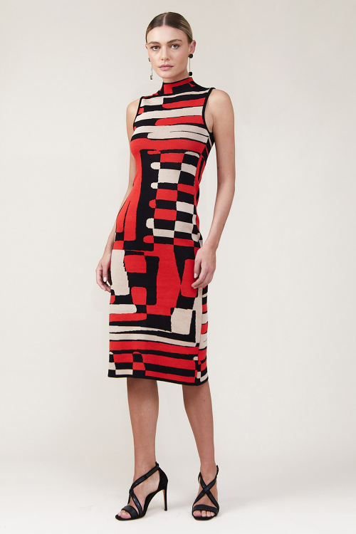 Fit — Vestido De Tricô Midi