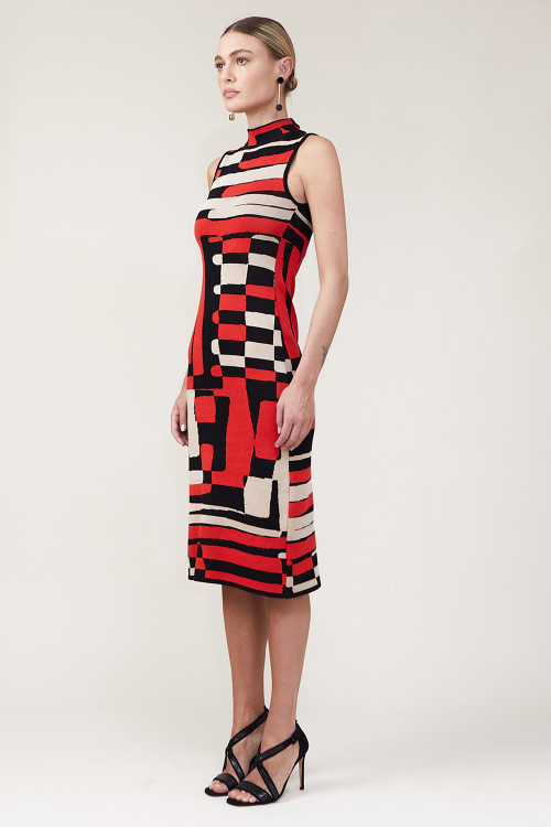 Fit — Vestido De Tricô Midi