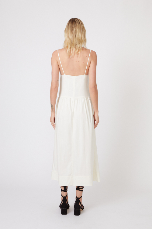 Fit — Vestido Viscose Cintura Deslocada
