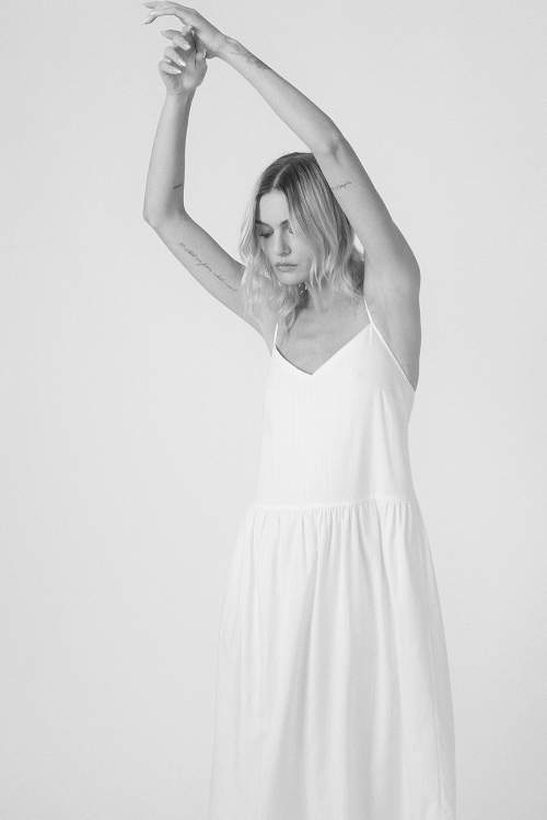 Fit — Vestido Viscose Cintura Deslocada