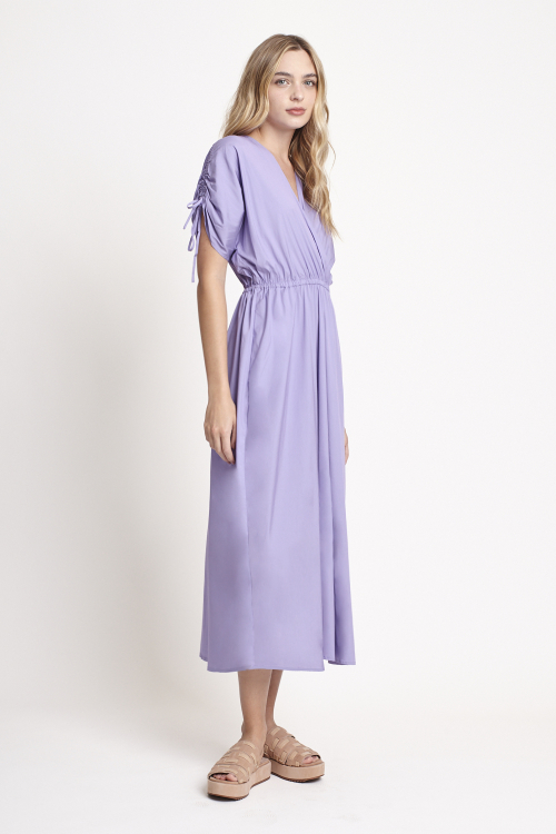Fit — Vestido Tricoline Cachecouer Midi