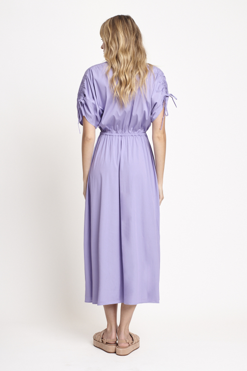 Fit — Vestido Tricoline Cachecouer Midi