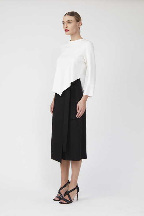 Fit — Blusa Duplo Leve Abertura Na Lateral