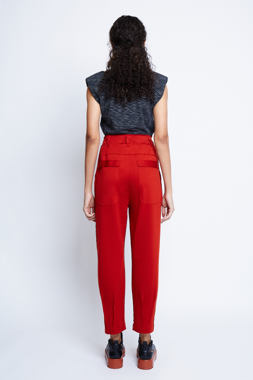 Fit — Blusa Algodão Listrado Com Ombreira