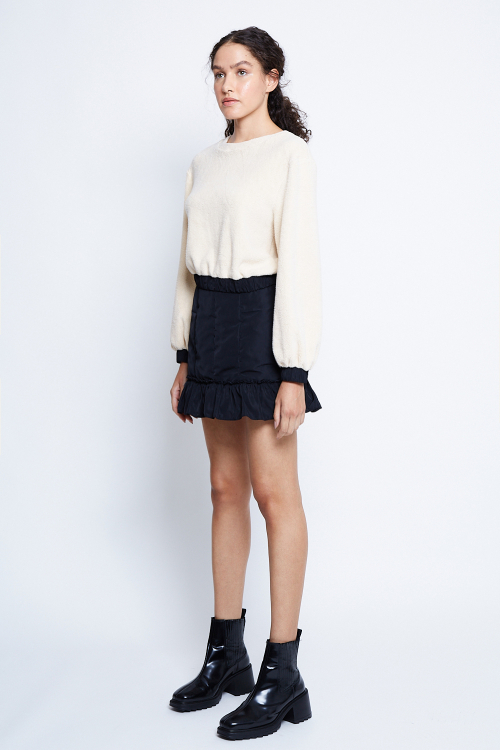 Fit — Blusa Pelinhos Manga Longa