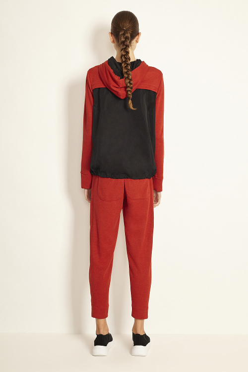 Fit — Calça Malha Mescla Com Bolsos