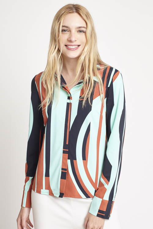 Fit — Camisa Jersey Tapeçaria Ajustada