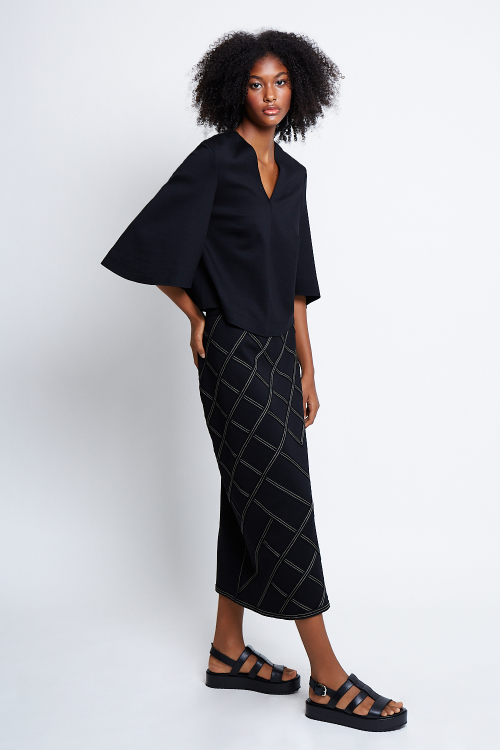 Fit — Blusa Duplo Leve Manga Ampla