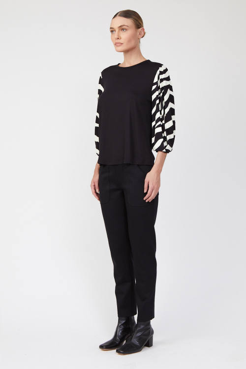 Fit — Blusa Algodão Pima Silk Zebra