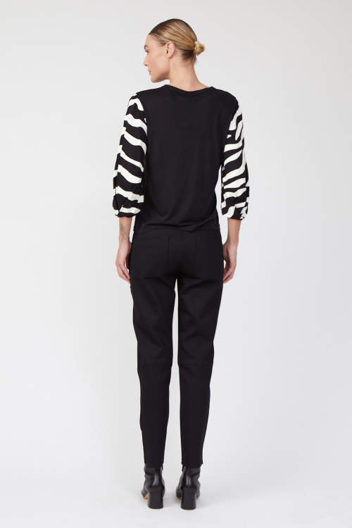 Fit — Blusa Algodão Pima Silk Zebra