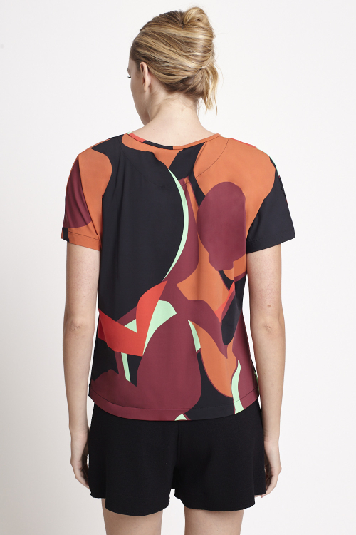 Fit — Blusa Jersey Vista Aérea Com Manga Curta