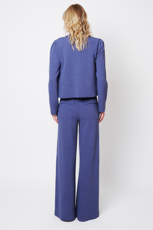Fit — Calça Bouclê Com Cinto De Corrente