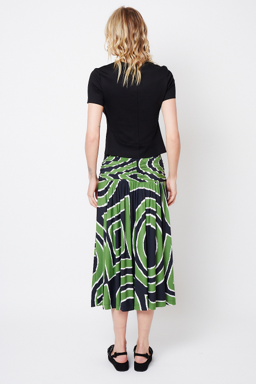 Fit — Saia Jersey Estampa Gipsy Franzido
