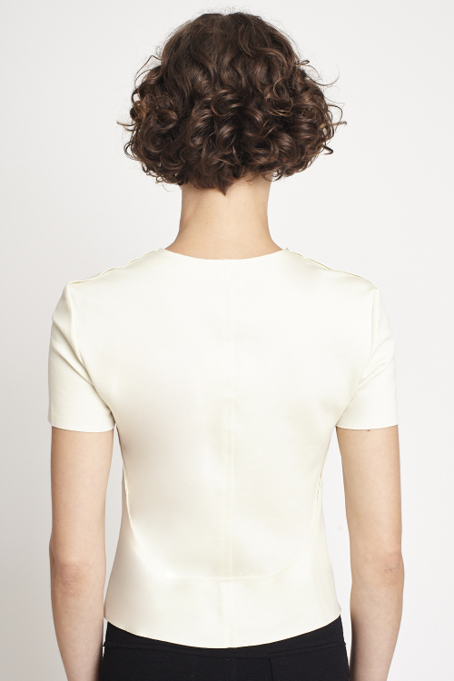 Fit — Blusa Duplo Leve Decote V