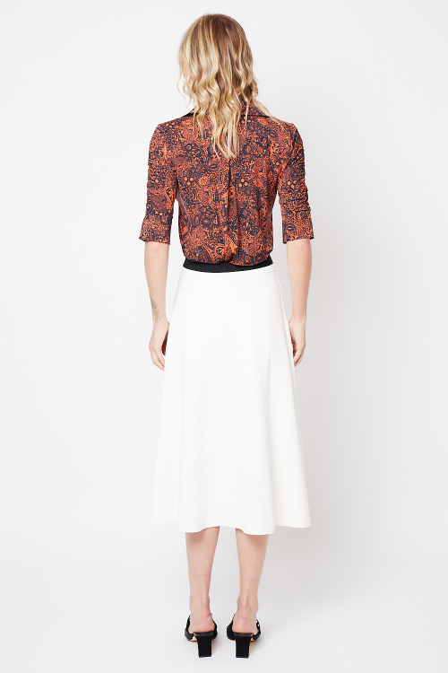 Fit — Camisa Jersey Estampa Caxemira