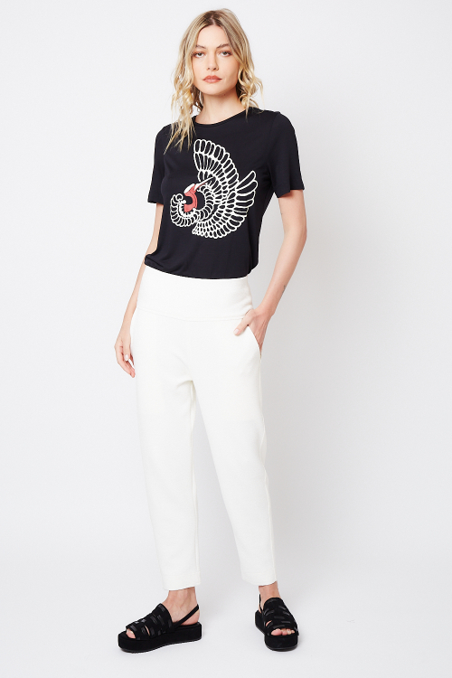 Fit — Blusa Algodão Pima Com Silk