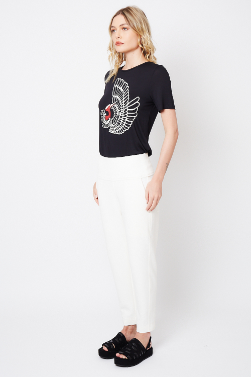 Fit — Blusa Algodão Pima Com Silk