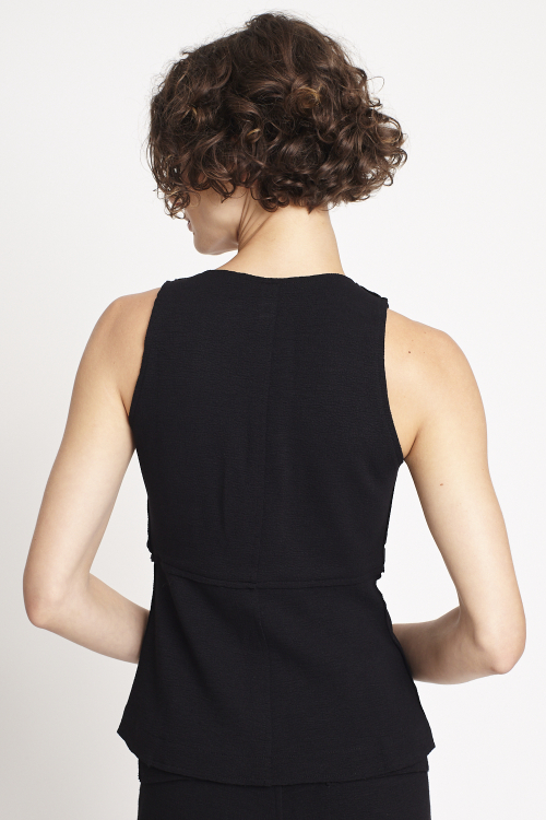 Fit — Blusa Bouclê Sem Mangas