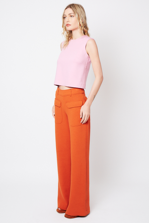 Fit — Blusa Duplo Leve Decote V Costas