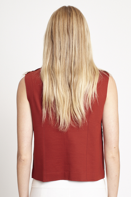 Fit — Blusa Duplo Leve Decote V Costas