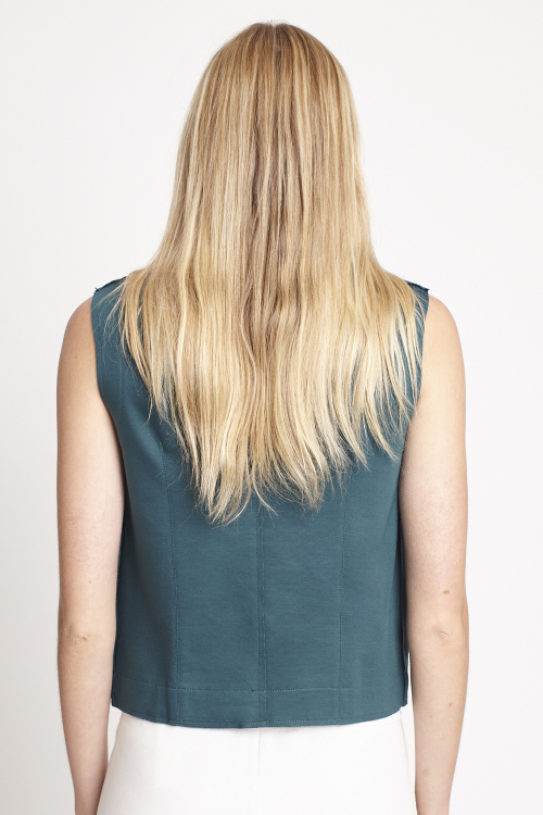 Fit — Blusa Duplo Leve Decote V Costas