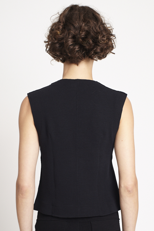 Fit — Blusa Bouclê Decote U Acentuado