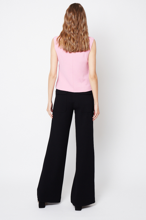 Fit — Blusa Bouclê Decote U Acentuado