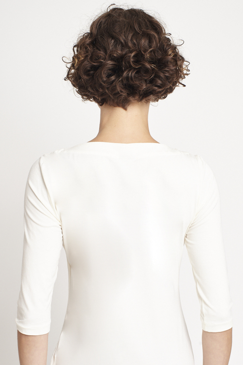 Fit — Blusa Viscose Decote Quadrado