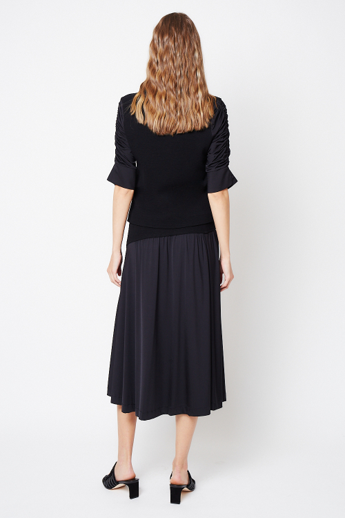 Fit — Blusa New Jersey Com Bouclê Mangas