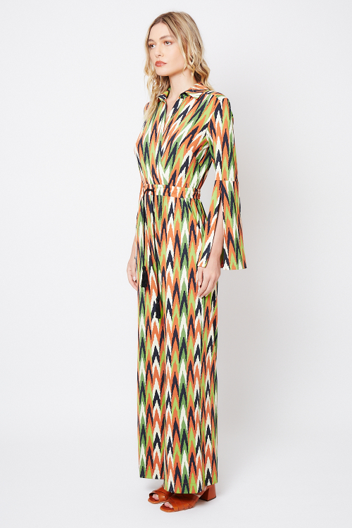 Fit — Macacão Jersey Estampa Batik